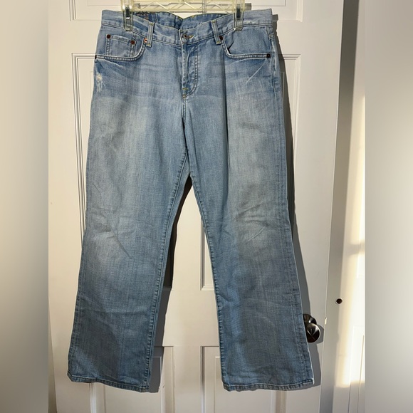 🍀VINTAGE Lucky Brand Easy Rider Button Fly size 32 Short🍀 - Picture 2 of 11